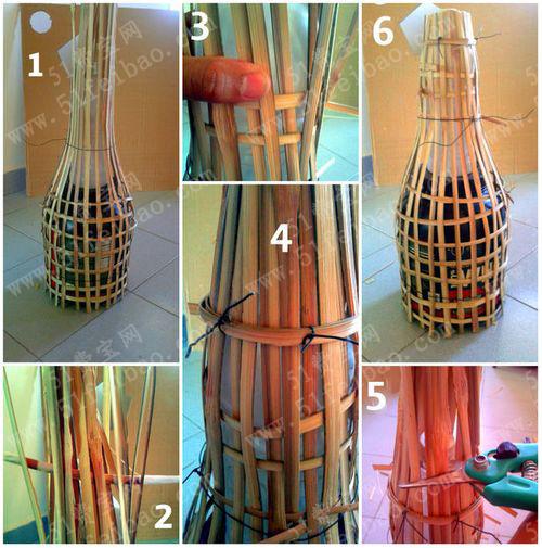 利用竹条怎么扎个性吊灯教程