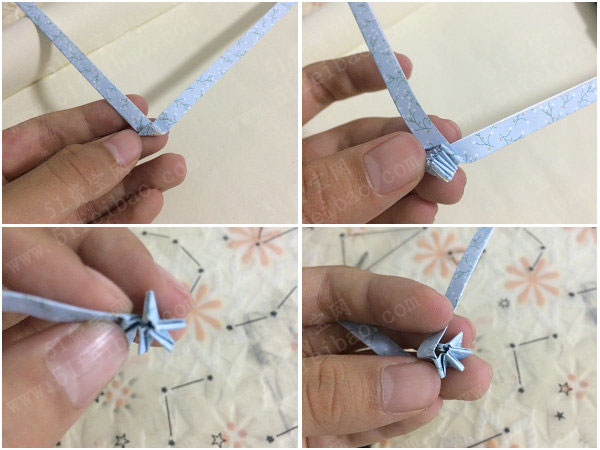 立体折纸小星星diy图解教学