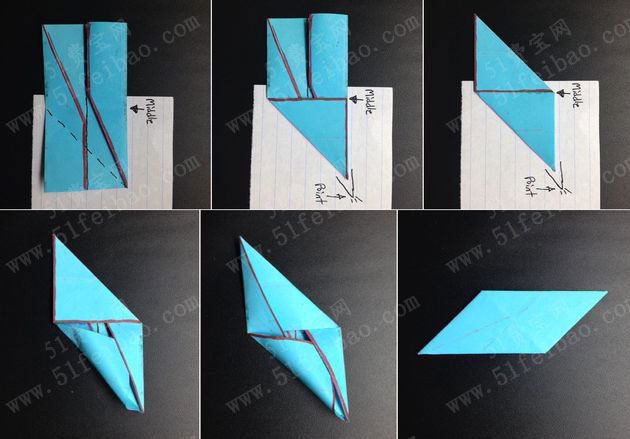 3D折纸正四面体做法教程