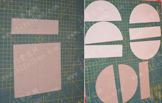 如何利用纸板自制贴布纸巾架