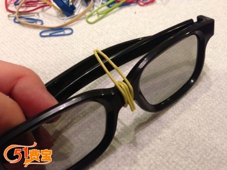 如何用旧眼镜自制3D立体眼镜