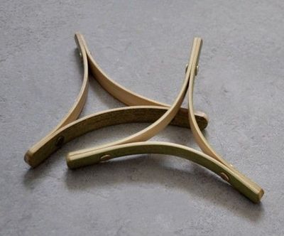 利用竹子怎么做三角隔热垫