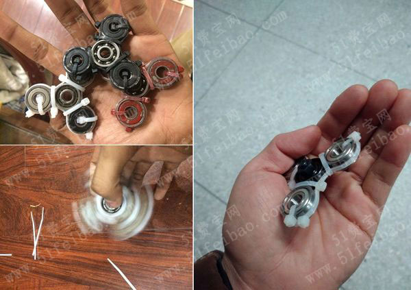 最经典的diy三叶手指陀螺制作图解