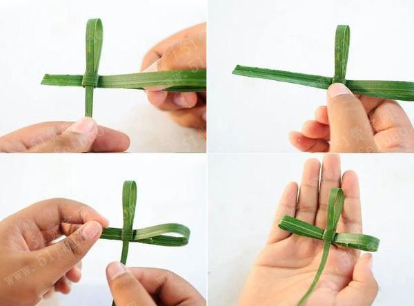 棕榈叶编织教程简单图片