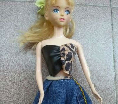 怎么为芭比娃娃做时髦性感diy玩偶上衣