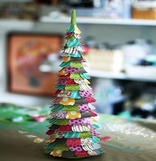 怎么做一棵微型手工圣诞树