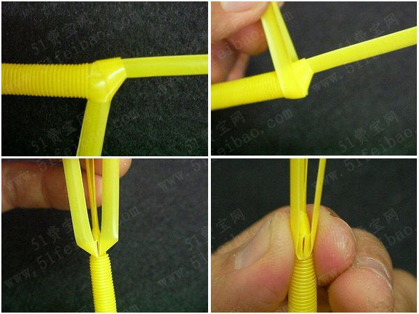 教你如何编织diy艺术吸管海马