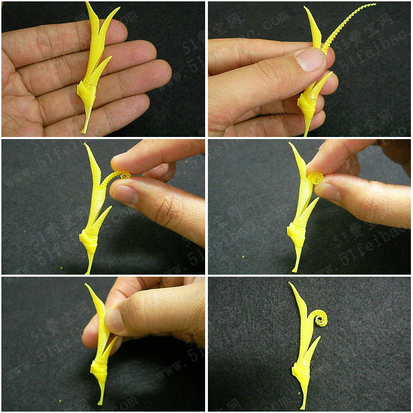 教你如何编织diy艺术吸管海马 - 废物利用手工diy小制作 - 51费宝网